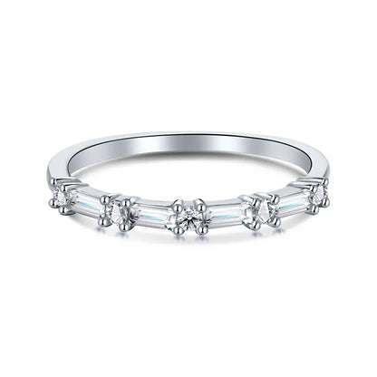 925 Sterling Silver CZ Engagement Ring DY120077 product image 7