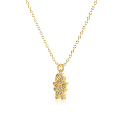 925 Silver 5A CZ Pendant Necklace DY191636 product image 7