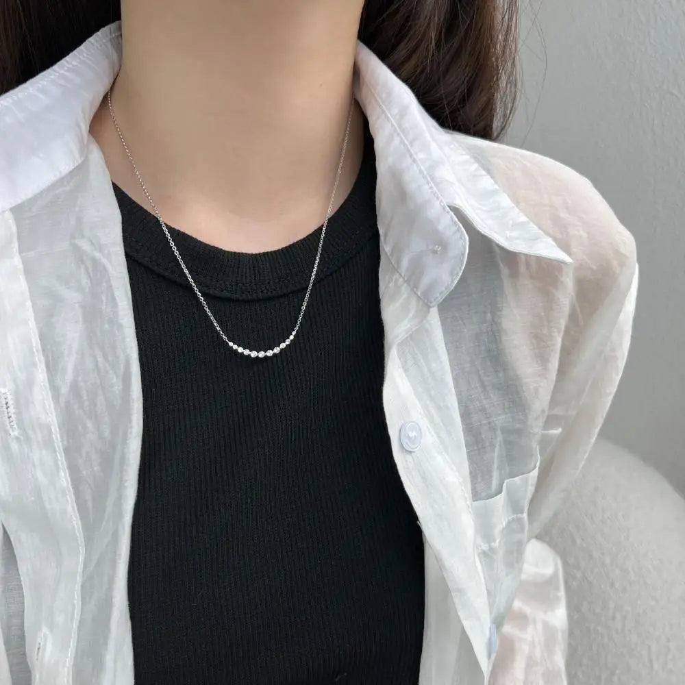 925 Sterling Silver 5A CZ Statement Chain Necklace product image 3
