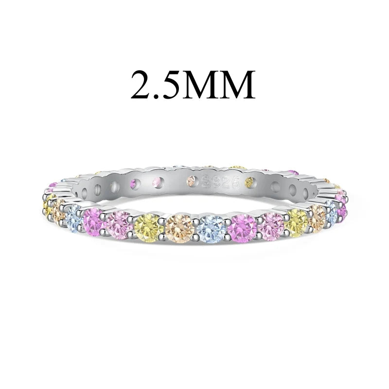 925 Sterling Silver Minimalist Eternity Ring product image 37