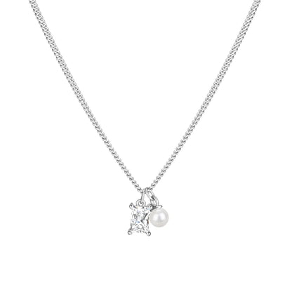 925 Silver Pearl Pendant Necklace DY191683 product image 8