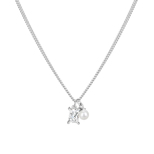 925 Silver Pearl Pendant Necklace DY191683 product image 8