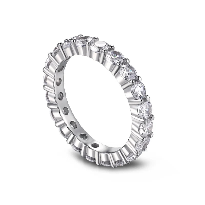 925 Sterling Silver Minimalist Eternity Ring product image 50