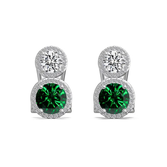 925 Sterling Silver 5A CZ Stud Earrings DY110366 product image 7