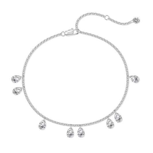 925 Sterling Silver 5A CZ Statement Chain Bracelet product image 7