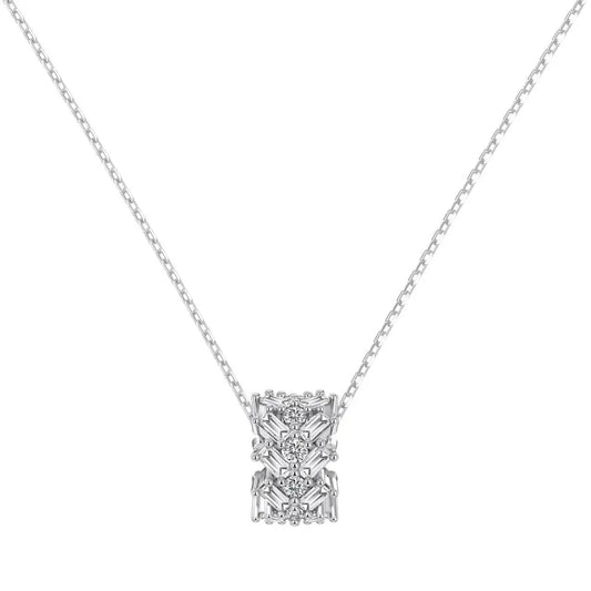 925 Silver 5A CZ Pendant Necklace DY191181 product image 7