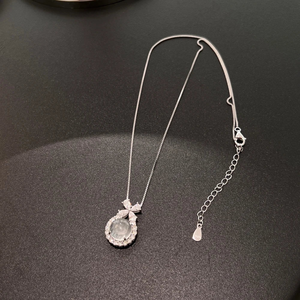 925 Silver 5A CZ Pendant Necklace DY190900 product image 5