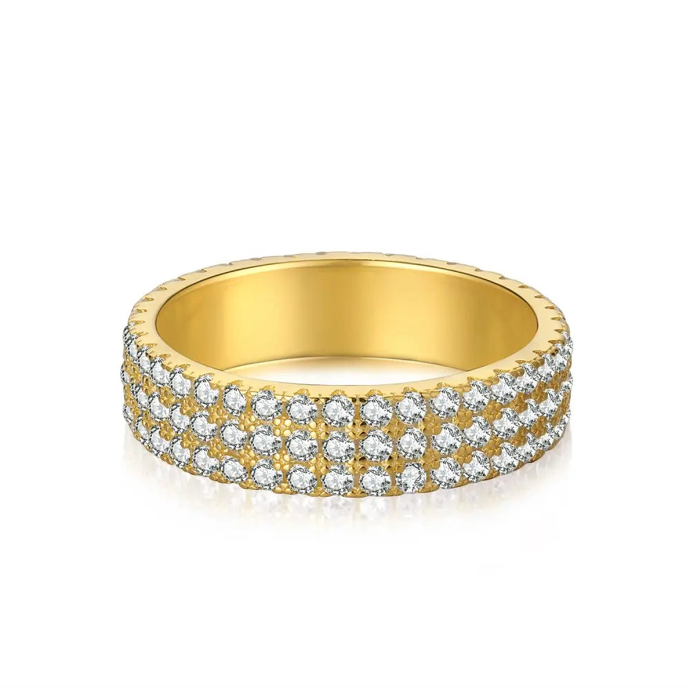 925 Silver CZ Bridal Engagement Ring DY120338 product image 7