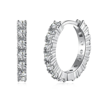KAKODIY Trend Design Top Jewelry Accessories 925 Sterling Silver Eternal 5A Cubic Zirconia Clip-on Earrings Daily Dress