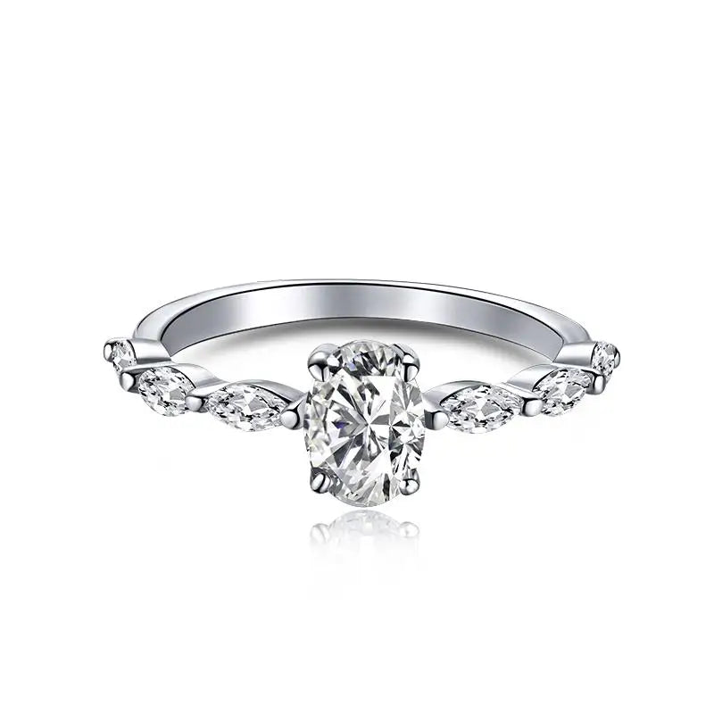 925 Sterling Silver CZ Statement Ring product image 7