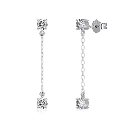 KAKODIY Elegant Design Boutique Fashion Jewelry 925 Sterling Silver 5A Cubic Zirconia Earrings Daily Accessories