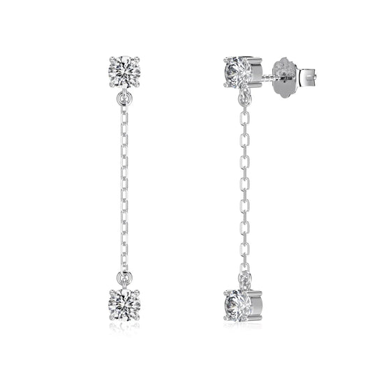 925 Sterling Silver 5A CZ Earrings product image 6