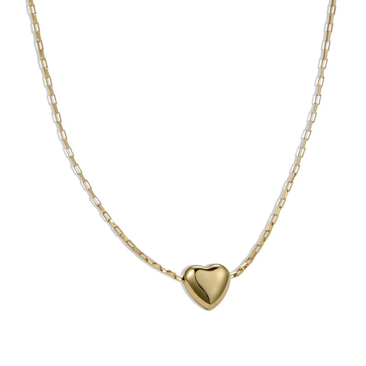 925 Sterling Silver Heart Statement Necklace by KAKODIY
