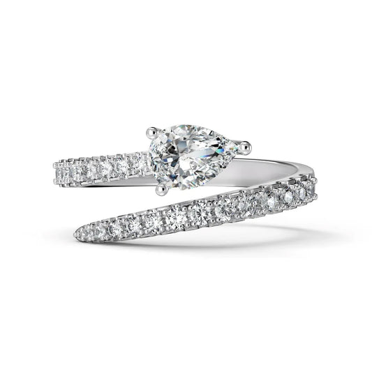 925 Silver CZ Bridal Wedding Ring DY120955 by KAKODIY