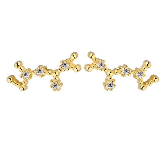 KAKODIY Sagittarius Stud Earrings 2021 Zircon 925 Sterling Silver Earrings For Women Luxury Earrings Fashion - product image 1
