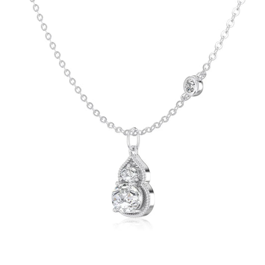 925 Silver 5A CZ Pendant Necklace DY191905 product image 7