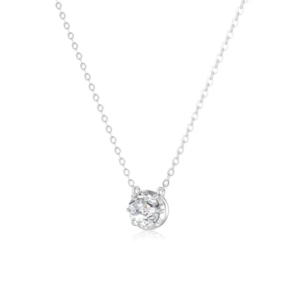 925 Silver 5A CZ Pendant Necklace DY191859 product image 7