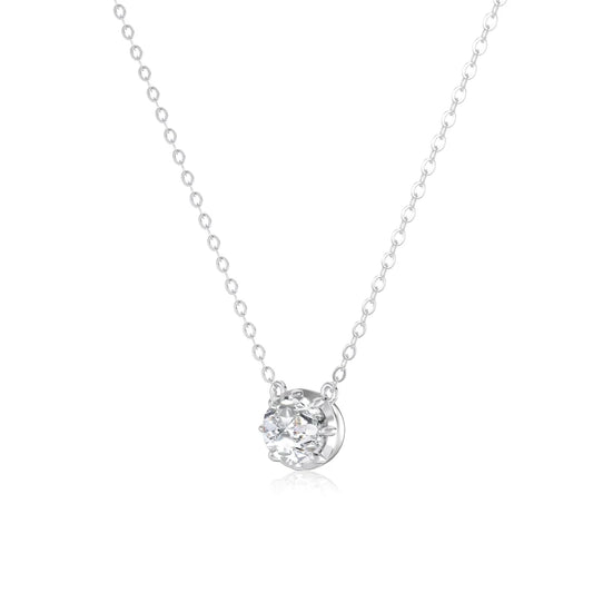 925 Silver 5A CZ Pendant Necklace DY191859 product image 7