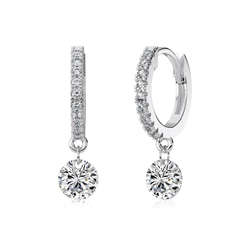 KAKODIY High Quality Pendant 14K Gold Plated Earrings 925 Sterling Silver Fine Jewelry Zirconia Earrings - product image 1