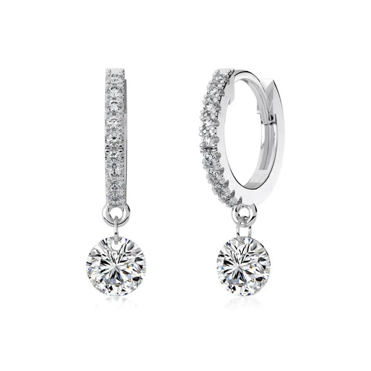 KAKODIY High Quality Pendant 14K Gold Plated Earrings 925 Sterling Silver Fine Jewelry Zirconia Earrings - product image 1