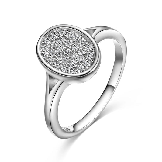 925 Silver 5A CZ Personalized Ring DY121539 product image 7
