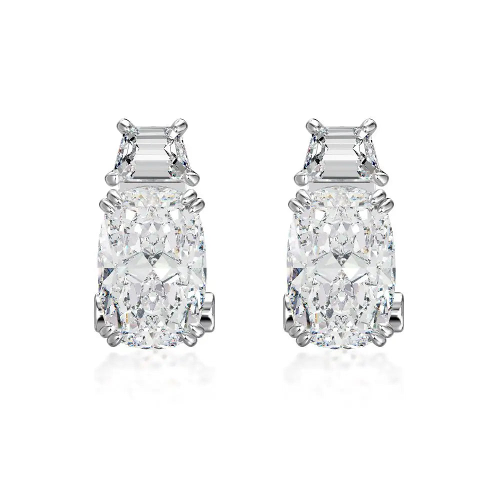KAKODIY Pineapple 925 Sterling Silver Stud Earrings Simple Elegant Women's Earrings Jewelry
