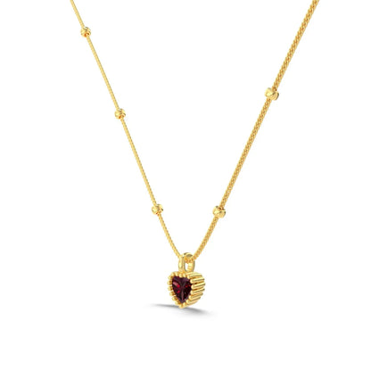 Fashion Simplicity Design Fit Christmas Festival Xmas Gifts S925 Silver  5A Zirconia Heart Pendant Necklaces