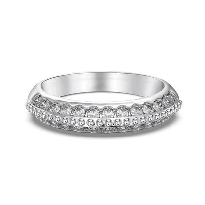 925 Sterling Silver CZ Statement Engagement Ring product image 7