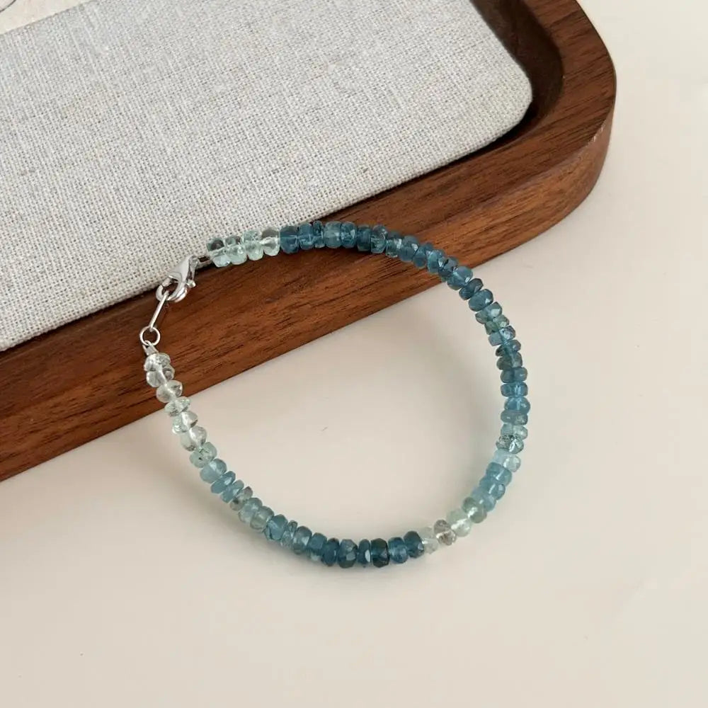 925 Sterling Silver Sapphire CZ Bracelet product image 6