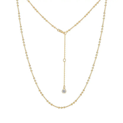 925 Silver Minimalist Chain Necklace DY191364 product image 7