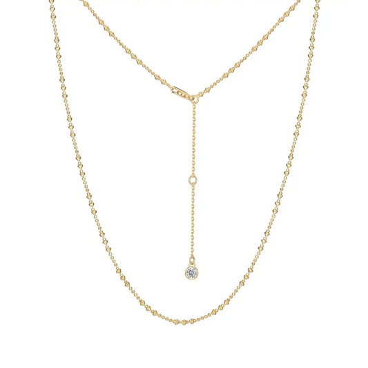 925 Silver Minimalist Chain Necklace DY191364 product image 7