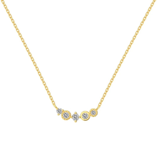 925 Silver Star CZ Pendant Necklace DY190937 product image 7