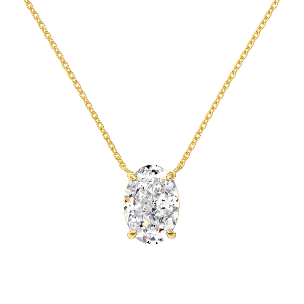 925 Silver 8A CZ Pendant Necklace DY190884 product image 7