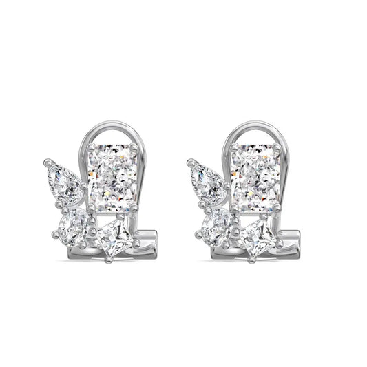 925 Sterling Silver CZ Dainty Stud Earrings product image 7