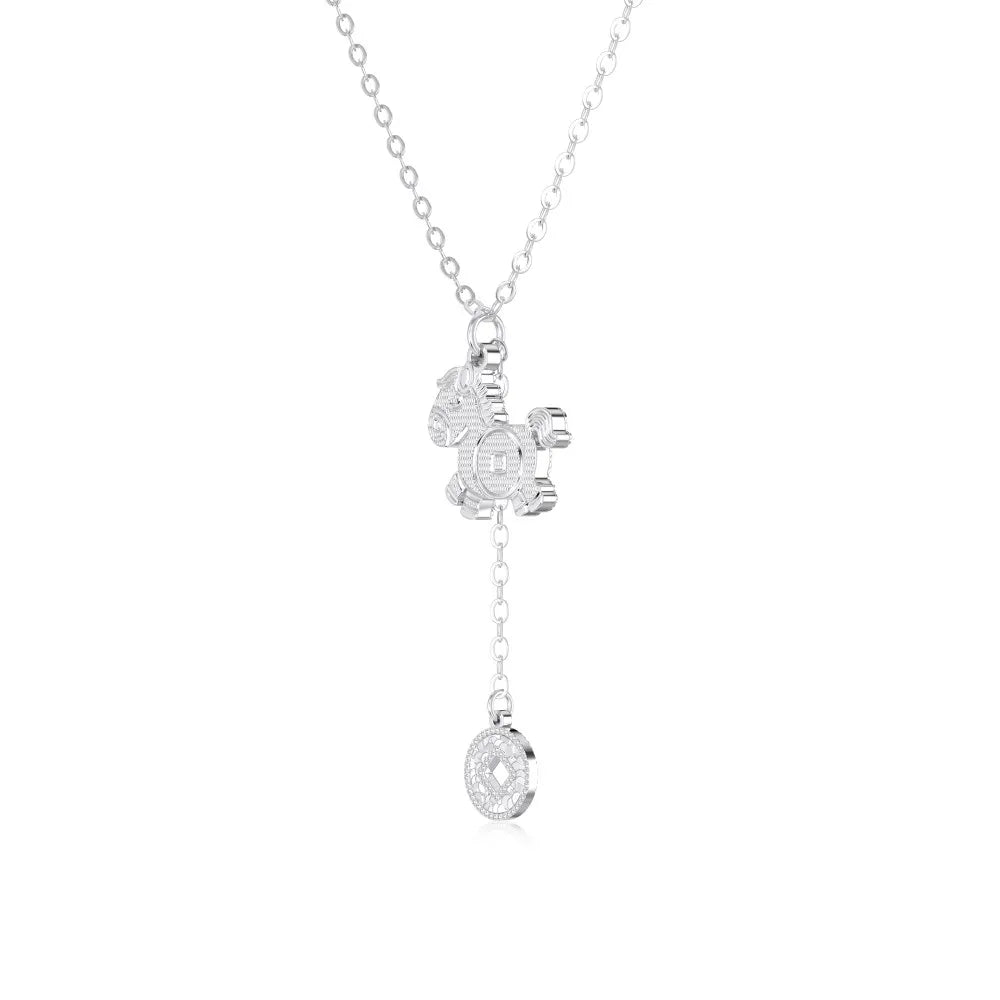 925 Silver Zodiac 5A CZ Pendant Necklace DY191866 product image 7