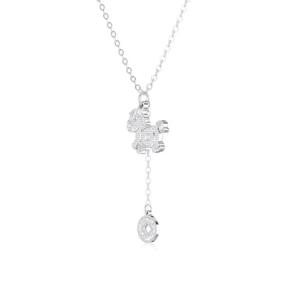 925 Silver Zodiac 5A CZ Pendant Necklace DY191866 product image 7