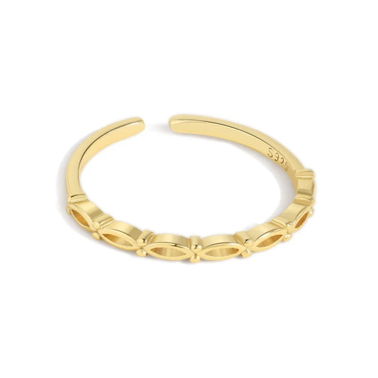 925 Sterling Silver Minimalist Eternity Ring by KAKODIY