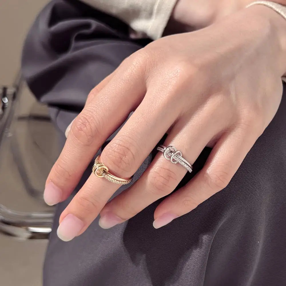 925 Silver Bridal Engagement Ring DY121460 product image 5