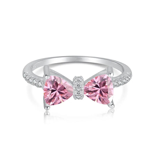 925 Sterling Silver Heart 5A CZ Wedding Ring by KAKODIY