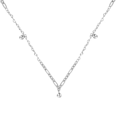 925 Silver Minimalist Pendant Necklace DY191593 product image 7