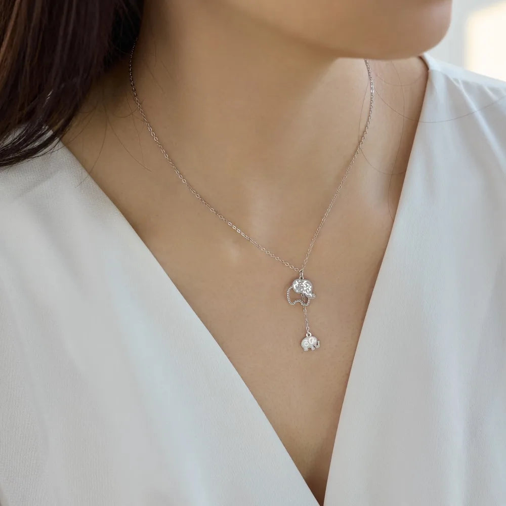 925 Sterling Silver CZ Pendant Necklace product image 4
