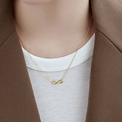 925 Sterling Silver Infinity Lariat Necklace product image 4