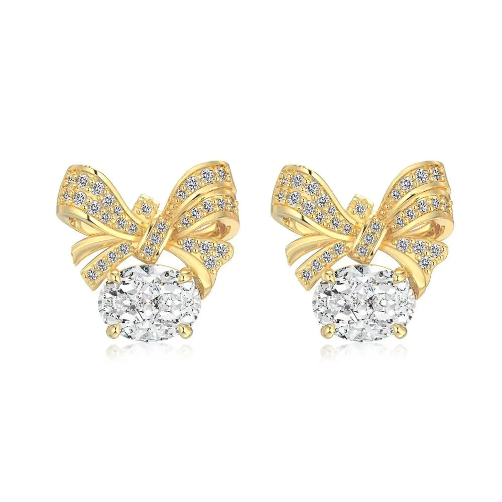 KAKODIY Beautiful 14K Gold Plated Butterfly Stud Accessories Fashion £925 Stud Earrings