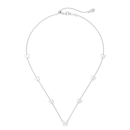 925 Silver Butterfly Pendant Necklace DY191180 product image 5
