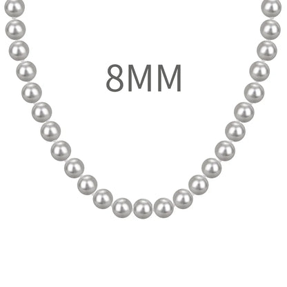 925 Silver Pearl Pendant Necklace DY191924 product image 8