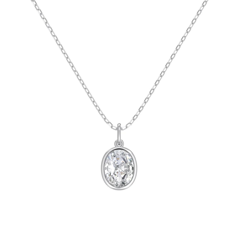 925 Silver 5A CZ Pendant Necklace DY191846 by KAKODIY