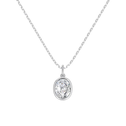 925 Silver 5A CZ Pendant Necklace DY191846 by KAKODIY