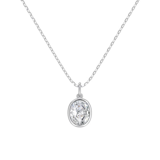 925 Silver 5A CZ Pendant Necklace DY191846 by KAKODIY