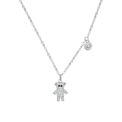 925 Silver 5A CZ Dainty Pendant Necklace DY191684 by KAKODIY