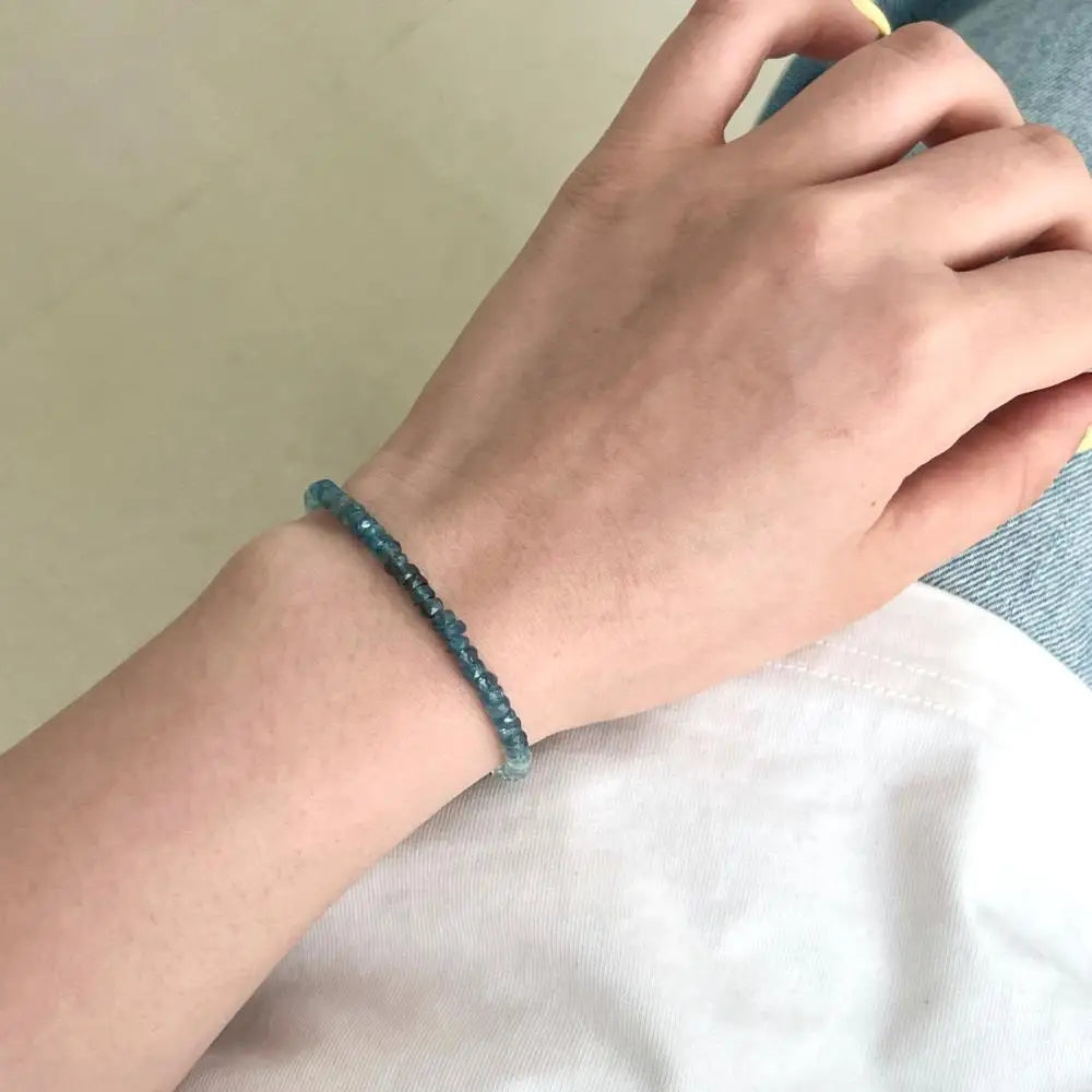 925 Sterling Silver Sapphire CZ Bracelet product image 5